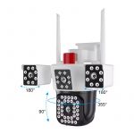 دوربین مینی اسپیددام سیمکارتی ۳ لنز 8 مگاپیکسل OKAM