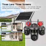 دوربین سیمکارتی ۳ لنز موتورایز(هر لنز یک موتور مجزا) سولار V380 - تصویر 3