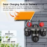 دوربین سیمکارتی ۳ لنز موتورایز(هر لنز یک موتور مجزا) سولار V380 - تصویر 5