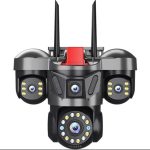 دوربین سیمکارتی ۳ لنز مدل هیولا 12 مگاپیکسل v380pro