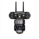 دوربین مینی اسپیددام سیمکارتی 3 لنز 15 مگاپیکسل V380 PRO 3L-R2