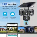 دوربین مینی اسپیددام سیمکارتی سولار خورشیدی 3 لنز 12 مگاپیکسل V380 PRO - تصویر 3