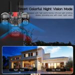 دوربین مینی اسپیددام 3 لنز چرخشی سیمکارتی 15 مگاپیکسل مدل هیولا V380 PRO 3LR6 - تصویر 6