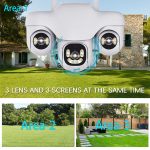 دوربین سیمکارتی ۳ لنز موتورایز(هر لنز یک موتور مجزا) 15 مگاپیکسل 3PTZ SC31-4G - تصویر 6