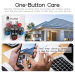 دوربین مینی اسپیددام ۳موتوره(هر دوربین یک موتور مجزا)3ptz, سیمکارتی,3 لنز,15مگاپیکسل V380 PRO CD36 - تصویر 3