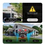 دوربین مینی اسپیددام ۳موتوره(هر دوربین یک موتور مجزا)3ptz, سیمکارتی,3 لنز,15مگاپیکسل V380 PRO CD36 - تصویر 4